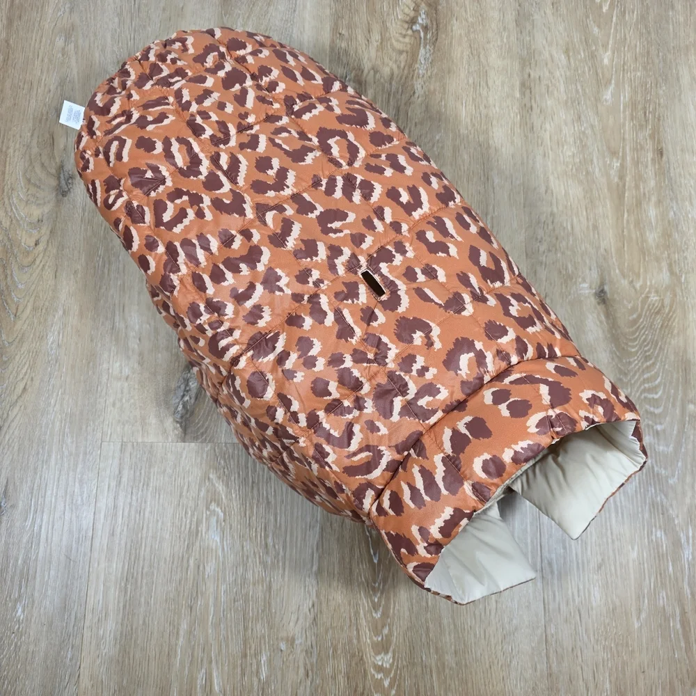 🆕️Aerie OffLeash Animal Print Reversible Puppy Dog Puffer Jacket M